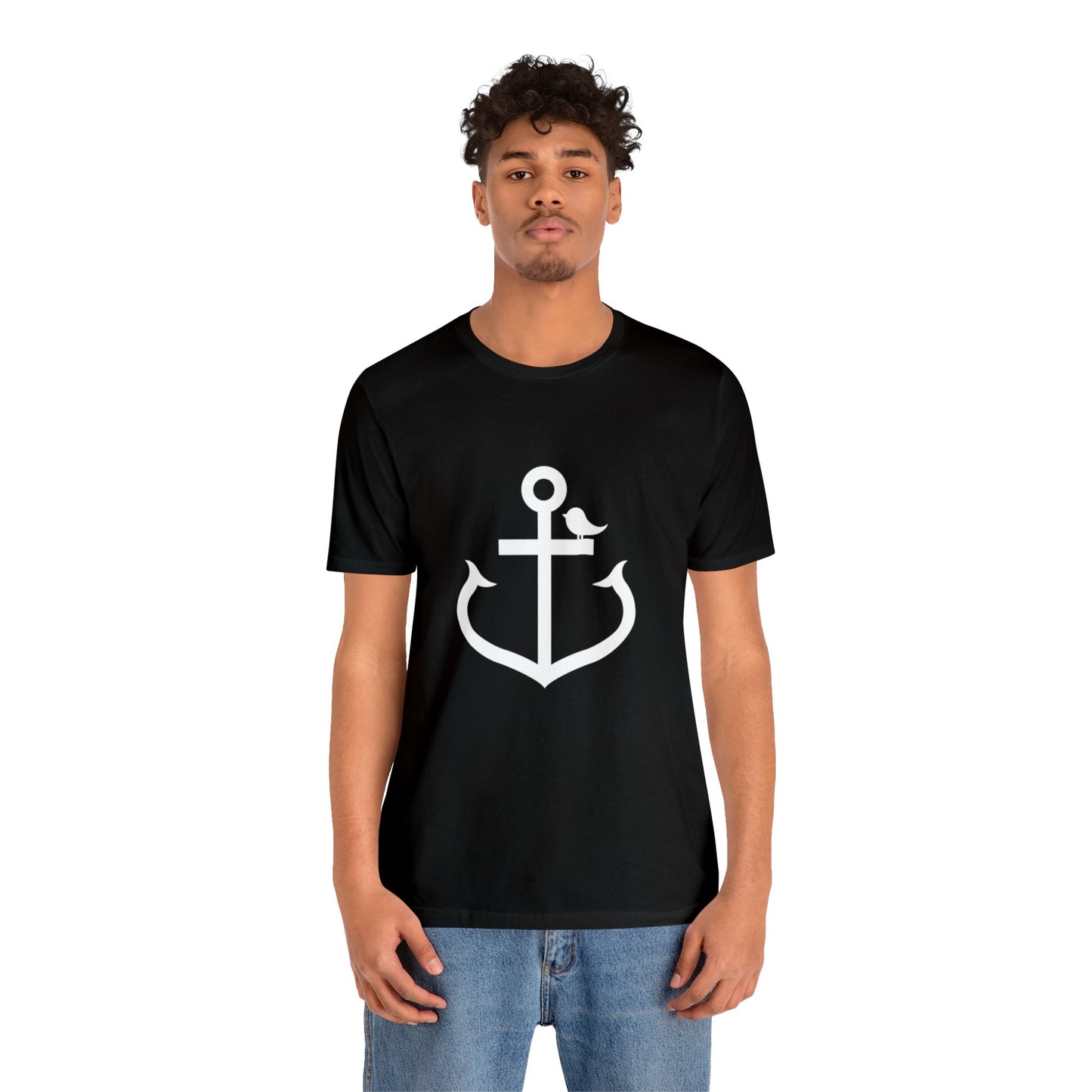 Little Anchor Bird Loose Fiit Jersey Short Sleeve Tee