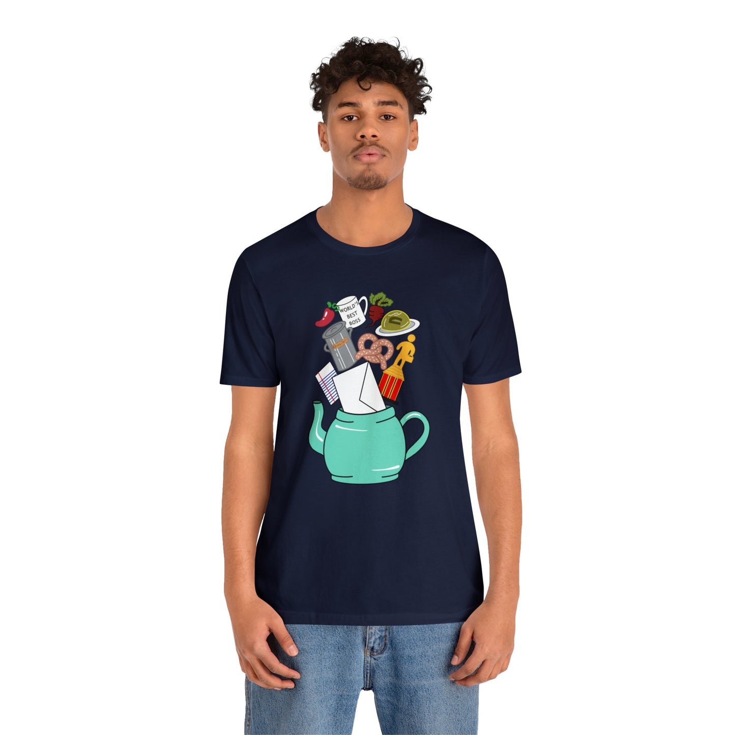 Office Teapot Loose Fit Jersey Short Sleeve Tee