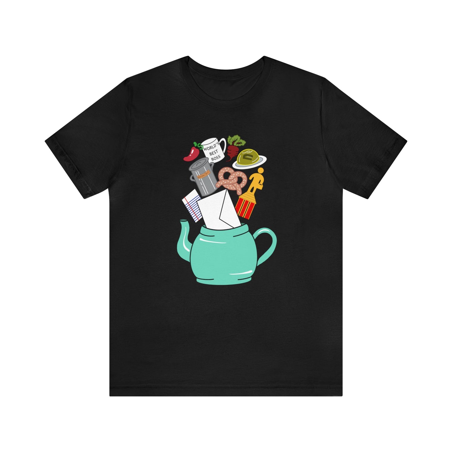 Office Teapot Loose Fit Jersey Short Sleeve Tee