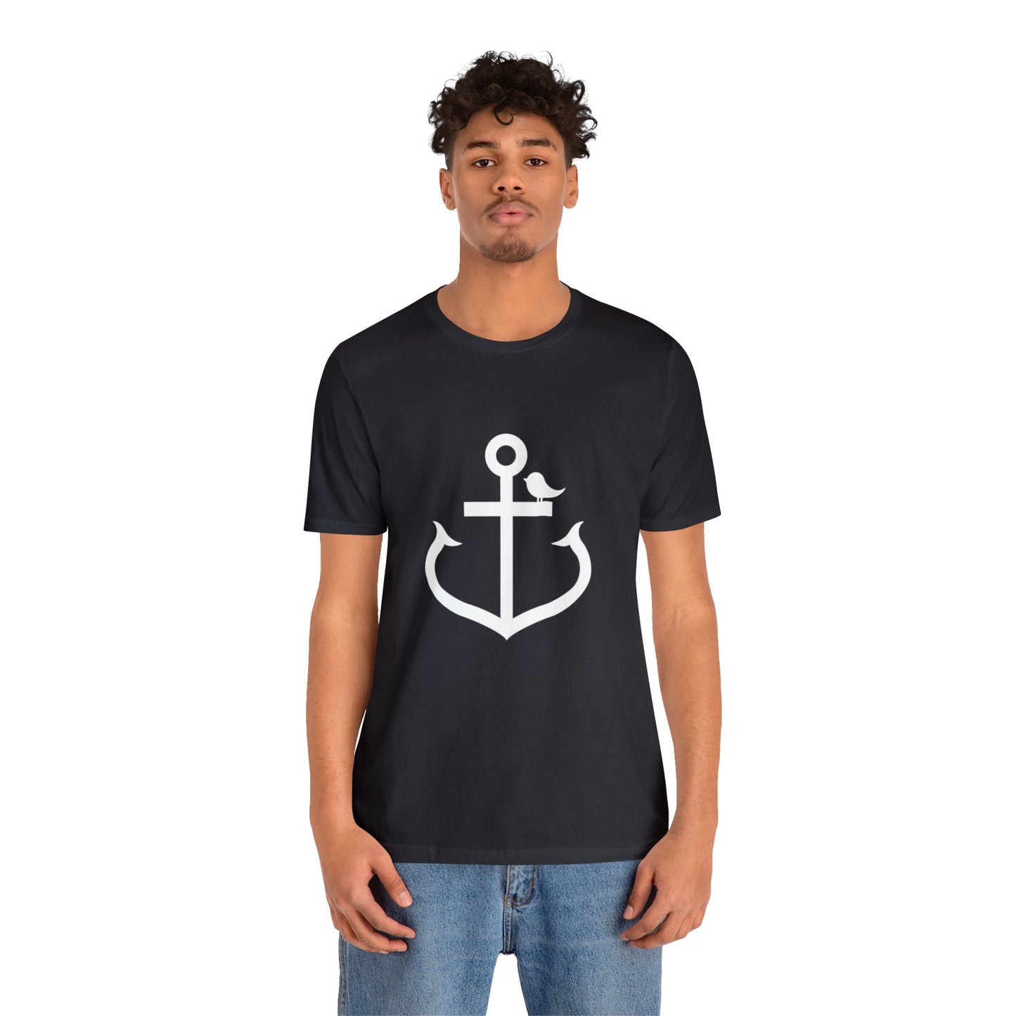 Little Anchor Bird Loose Fiit Jersey Short Sleeve Tee