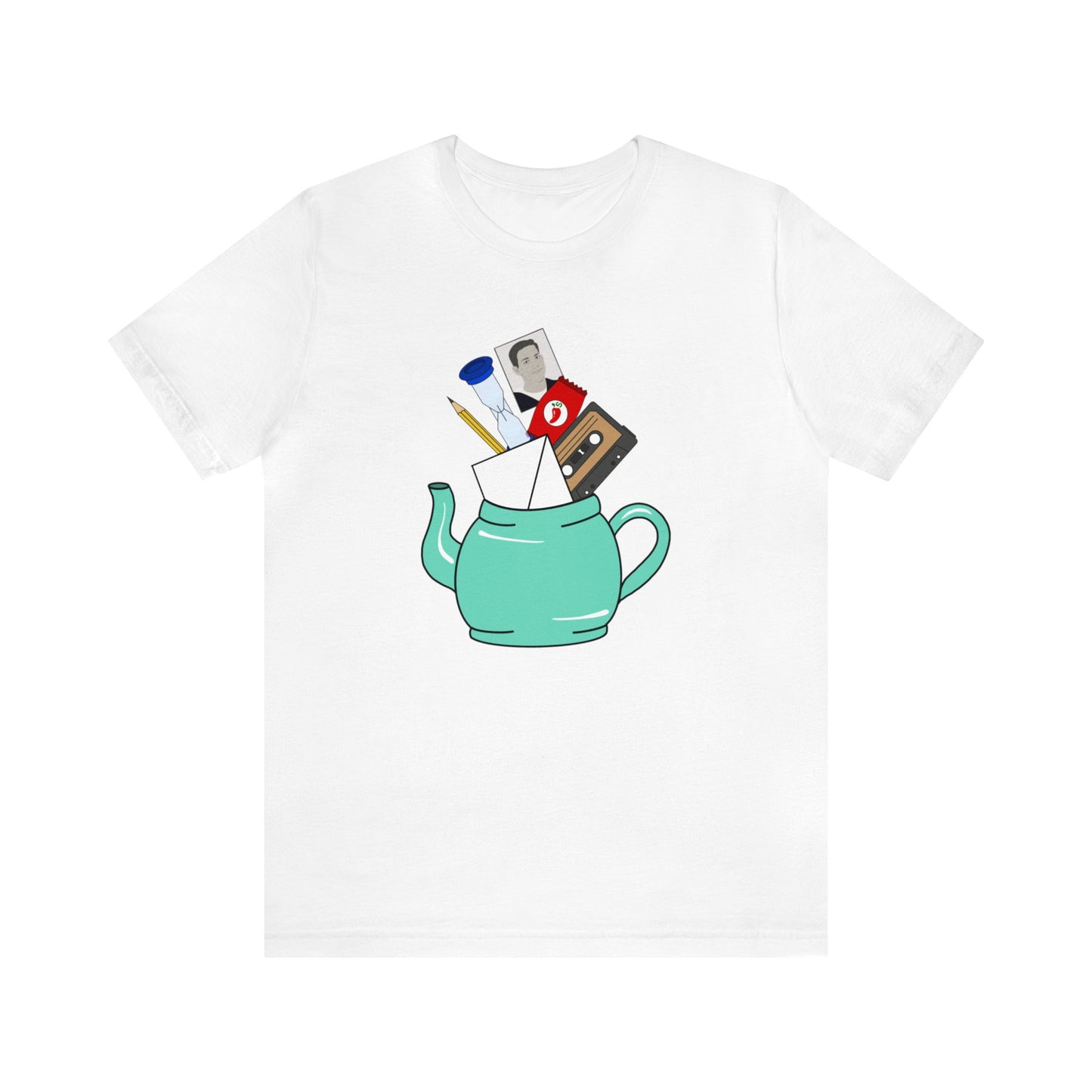 Pam's Secret Santa Teapot Loose Fit Jersey Short Sleeve Tee