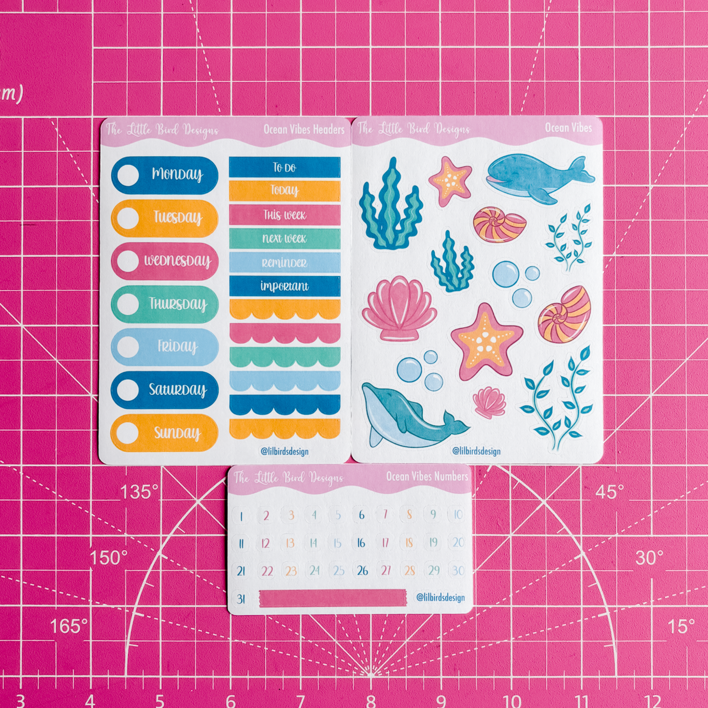 Ocean Vibes Stickers – Sticker Bundle