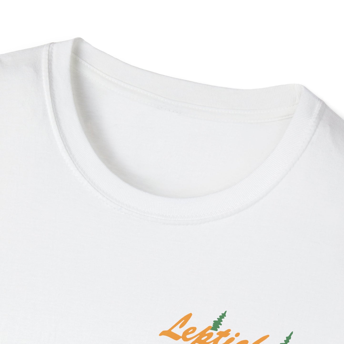 Leptick Sawmill Logo Front and Back Softstyle T-Shirt