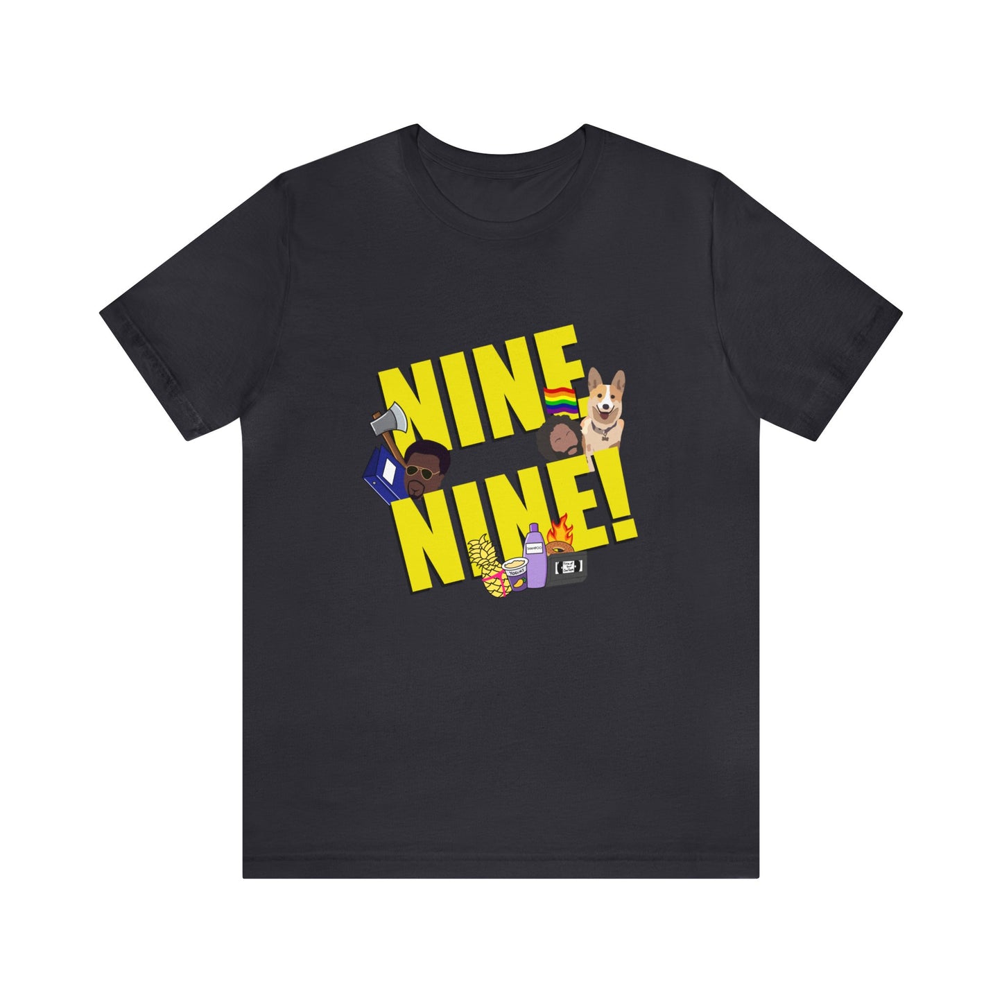Nine-Nine Loose Fit Jersey Short Sleeve Tee