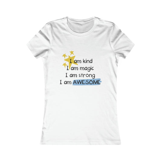I am Awesome Fitted Tee