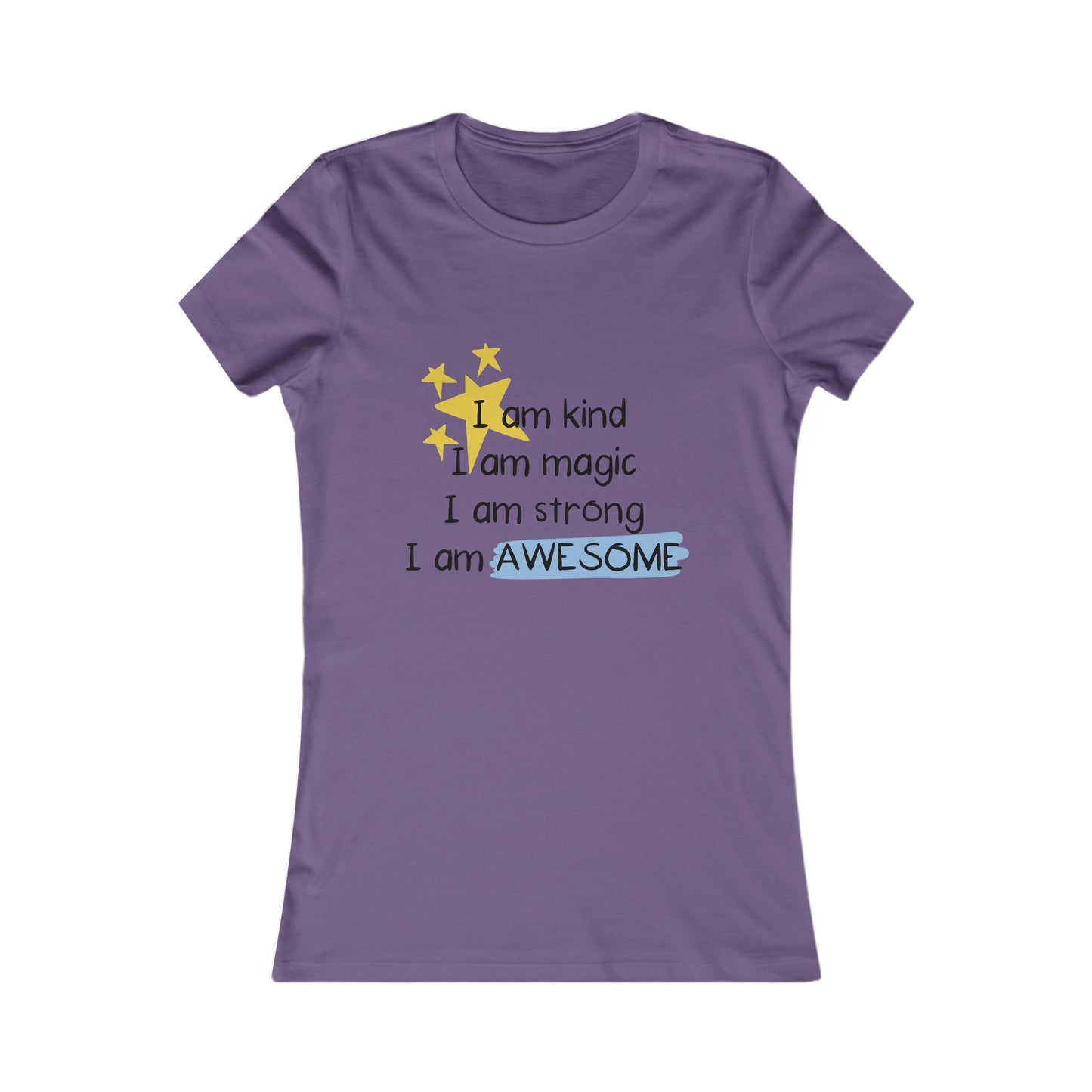 I am Awesome Fitted Tee