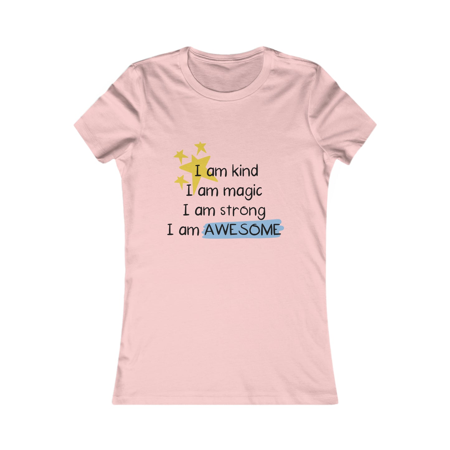 I am Awesome Fitted Tee