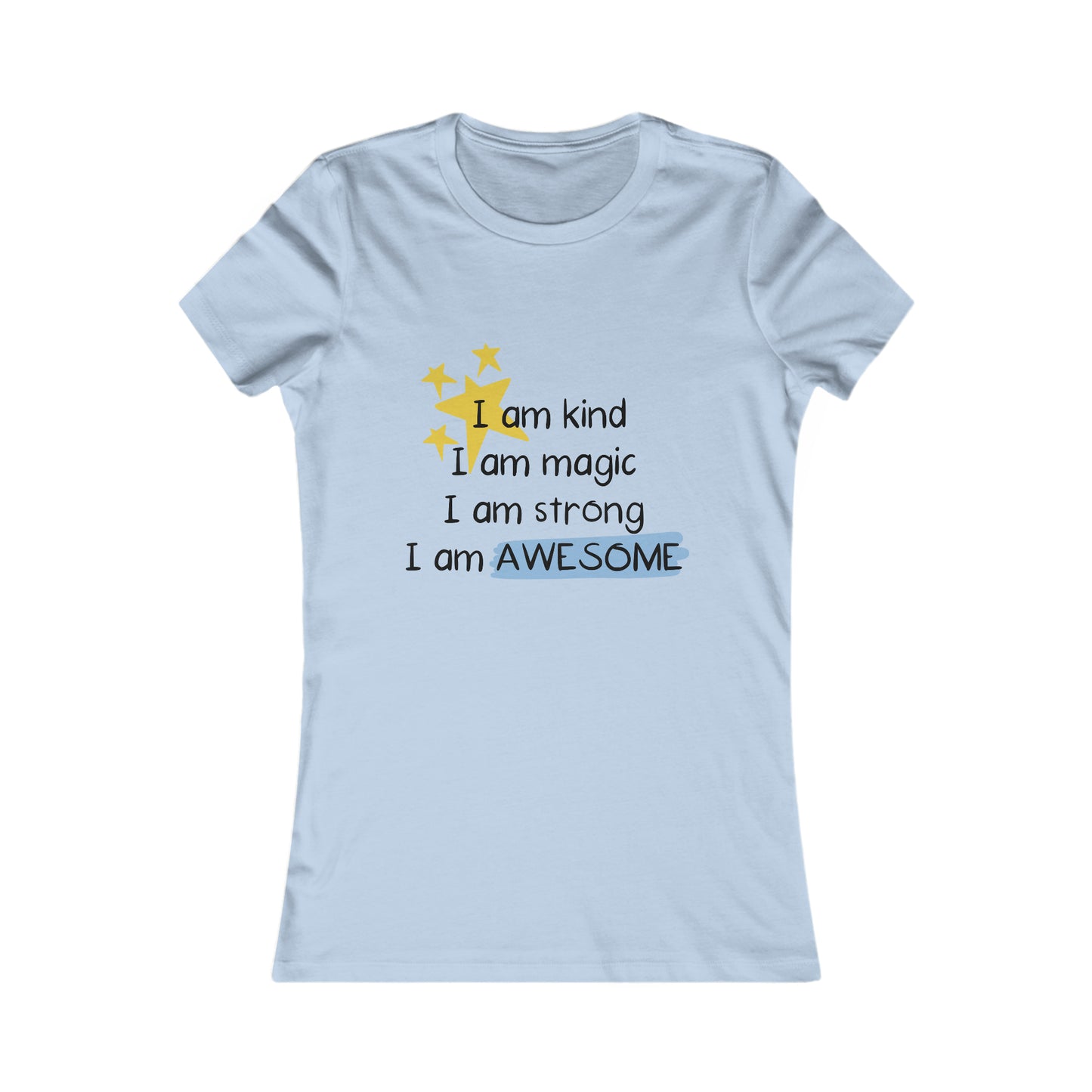 I am Awesome Fitted Tee