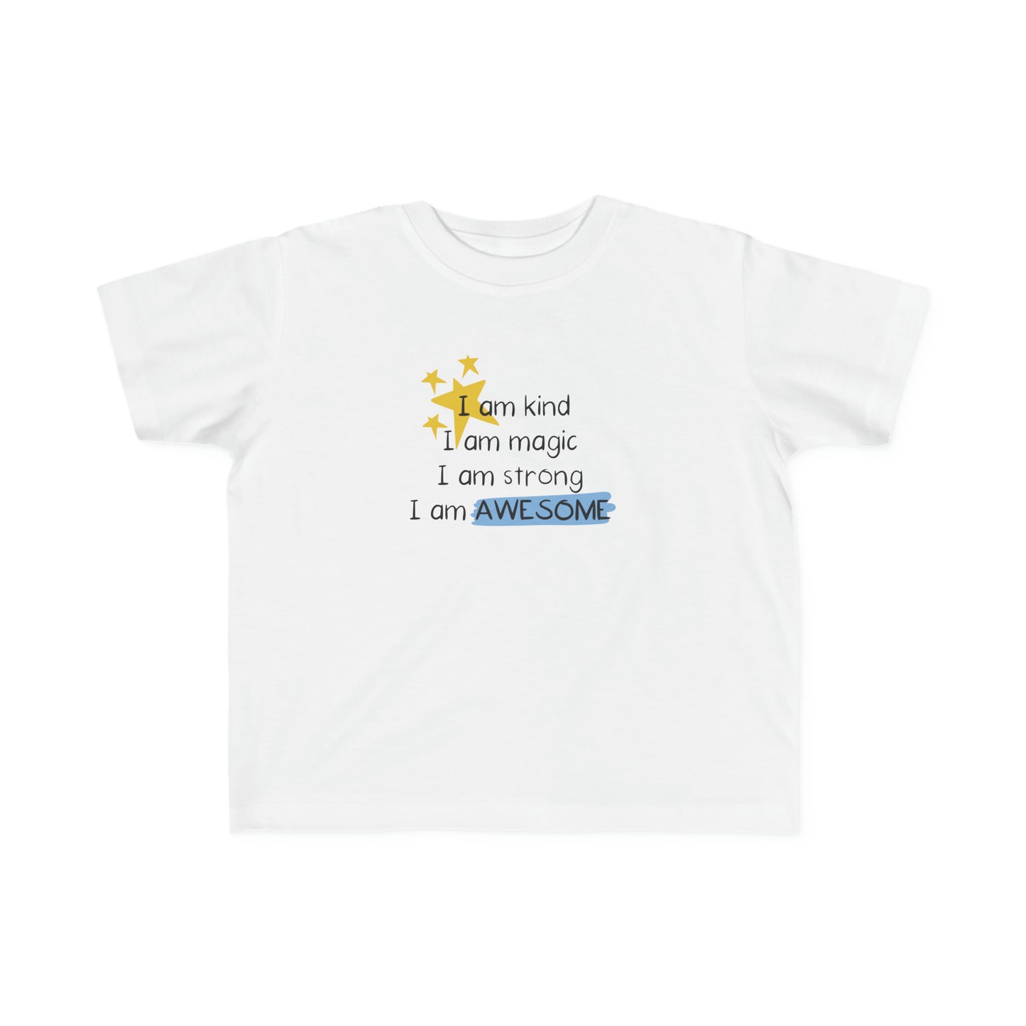 I am Awesome Toddler Fine Jersey Tee