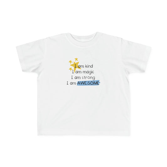 I am Awesome Toddler Fine Jersey Tee