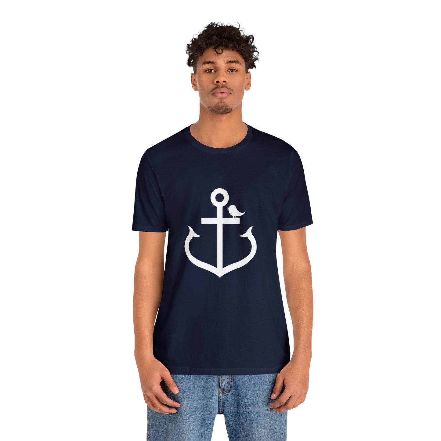Little Anchor Bird Loose Fiit Jersey Short Sleeve Tee