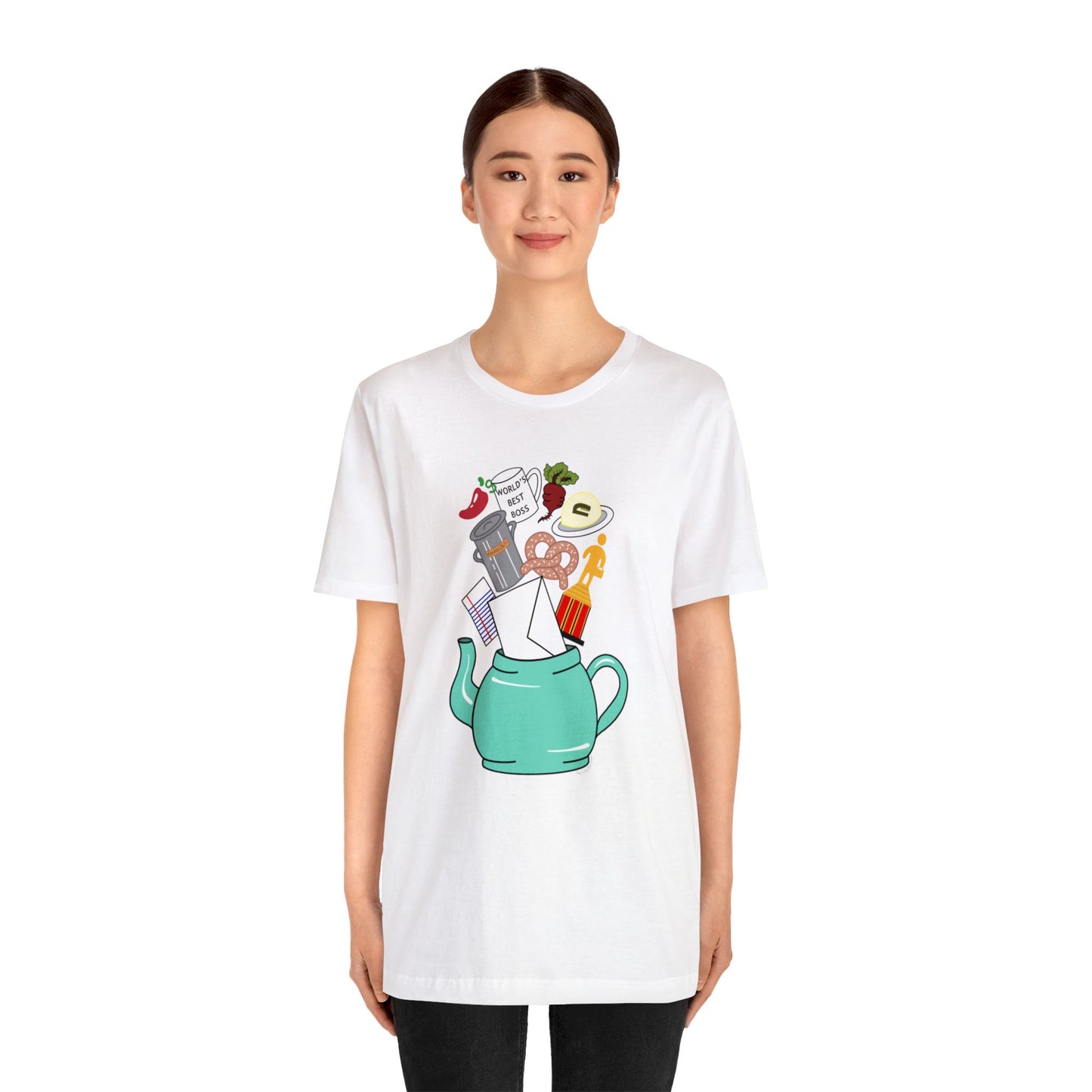 Office Teapot Loose Fit Jersey Short Sleeve Tee