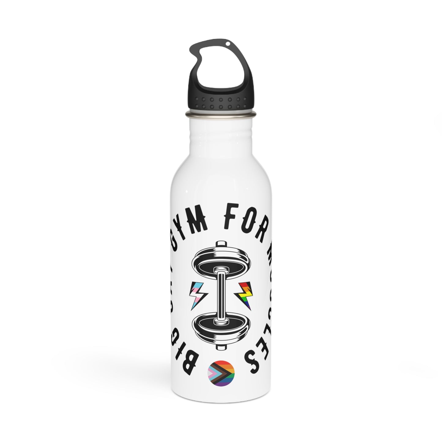 Big Gay Gym For Muscles Stainless Steel Water Bottle