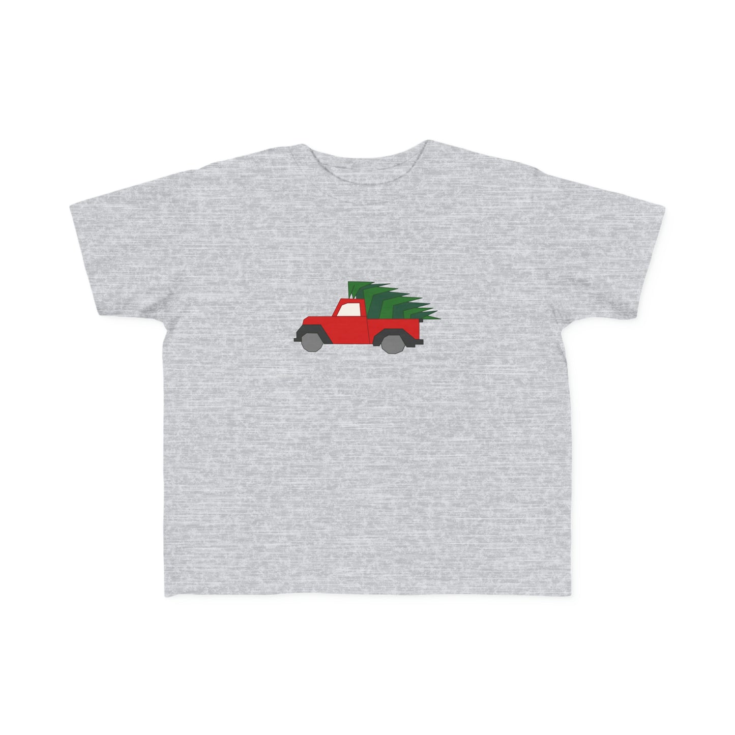 Little Red Christmas Truck Toddler Fine Jersey Tee