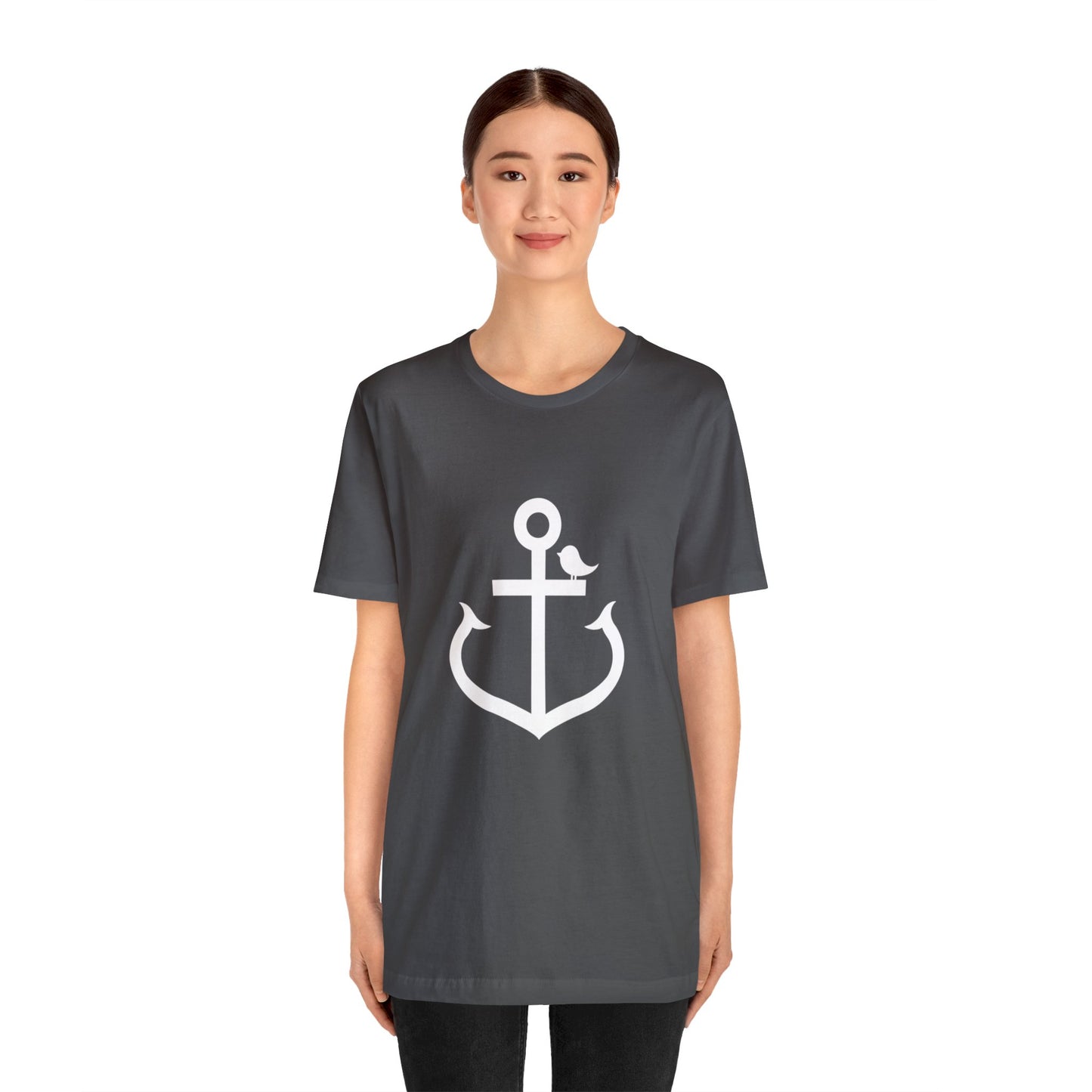 Little Anchor Bird Loose Fiit Jersey Short Sleeve Tee