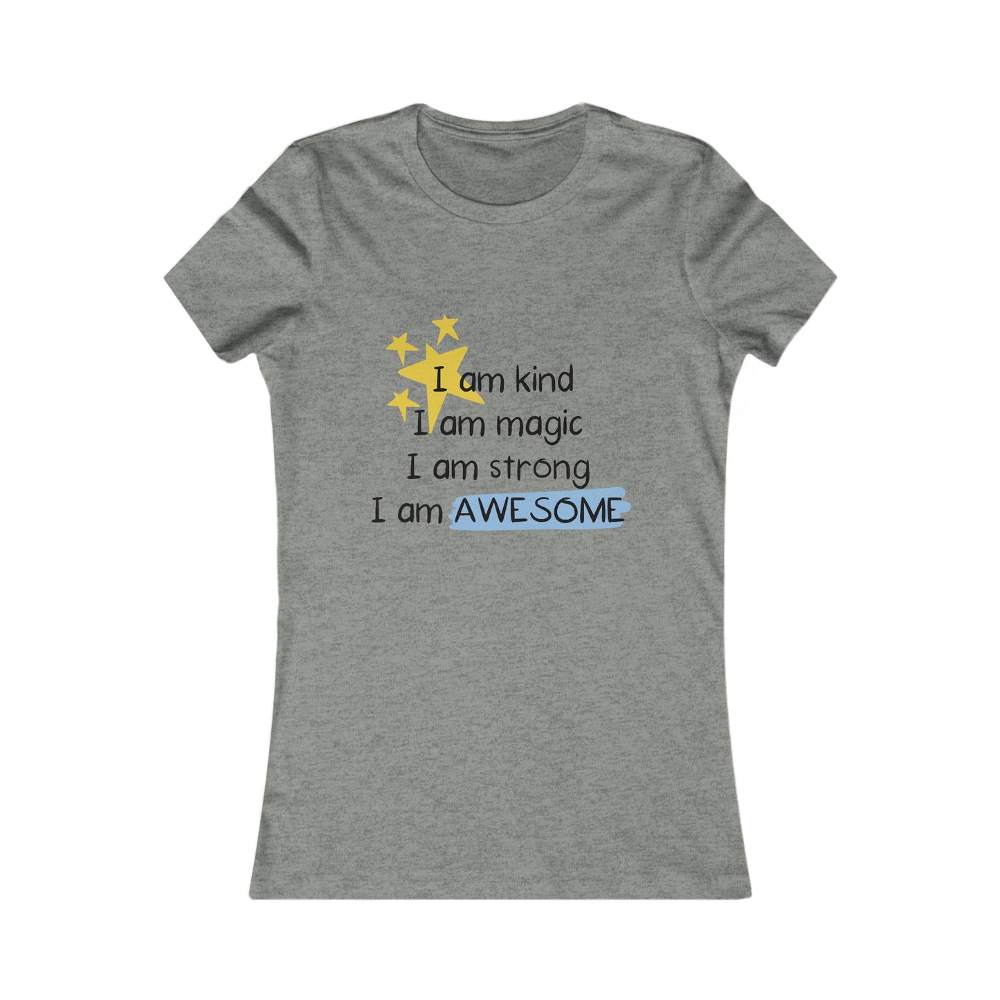 I am Awesome Fitted Tee