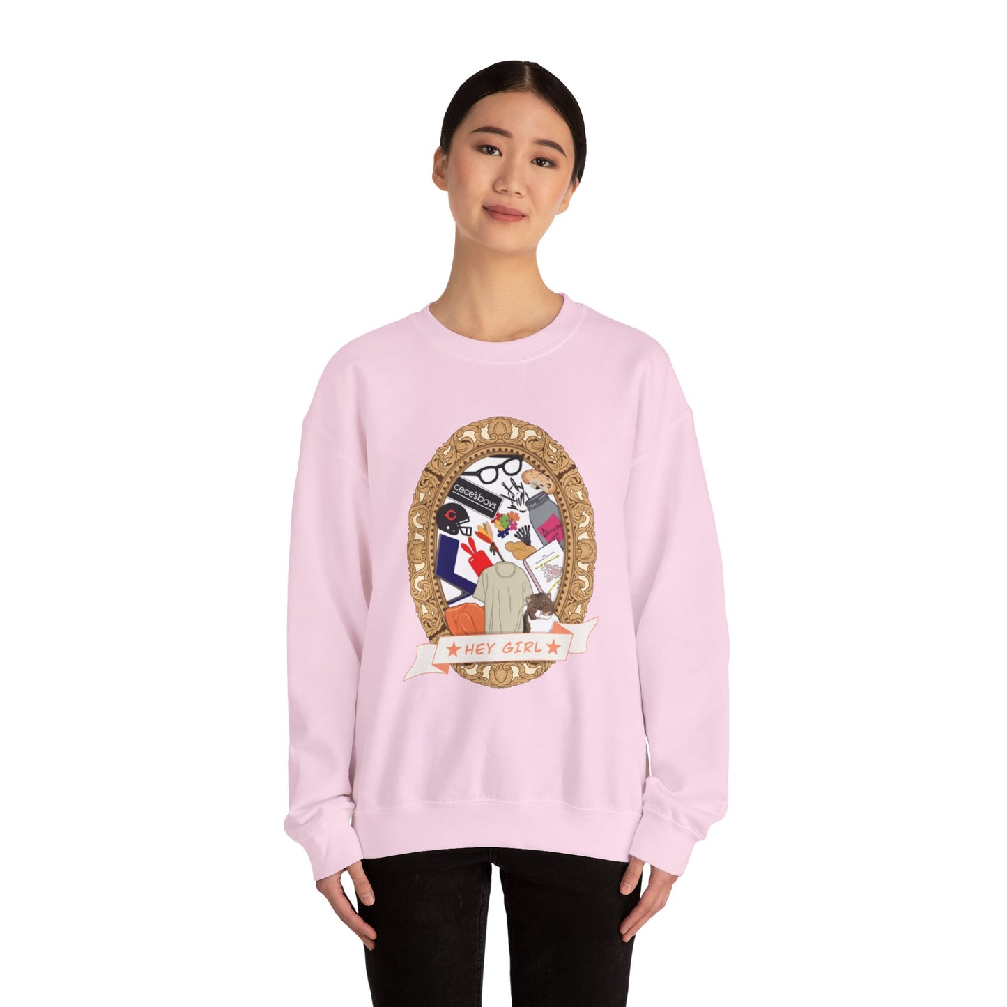 Hey Girl Heavy Blend™ Crewneck Sweatshirt