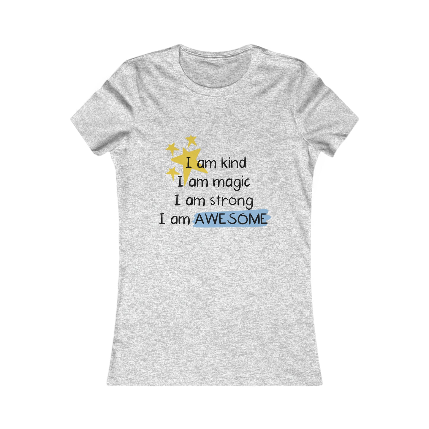 I am Awesome Fitted Tee