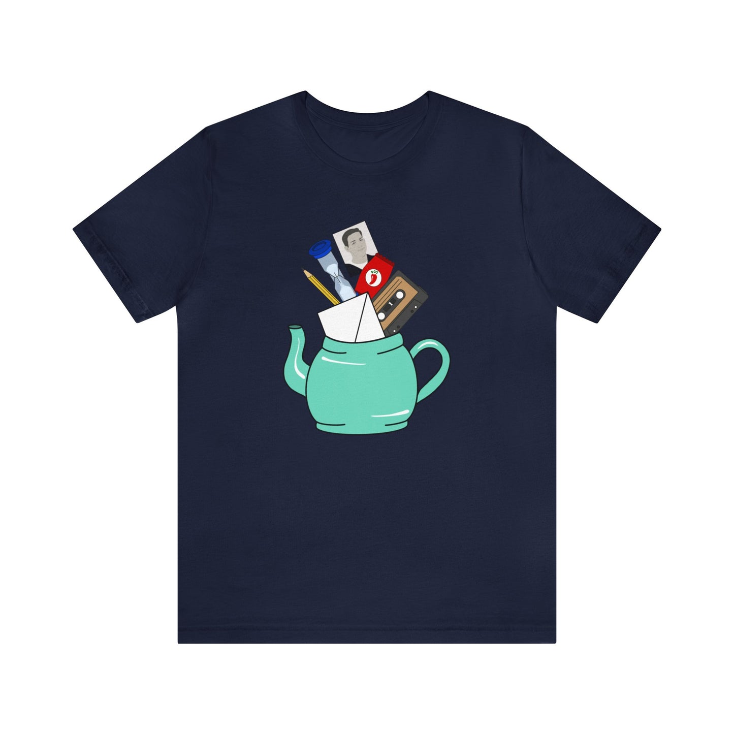 Pam's Secret Santa Teapot Loose Fit Jersey Short Sleeve Tee