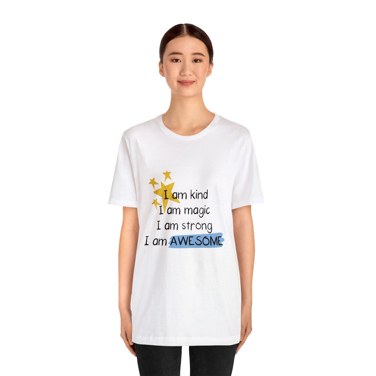 I am Awesome Loose Fit Jersey Short Sleeve Tee