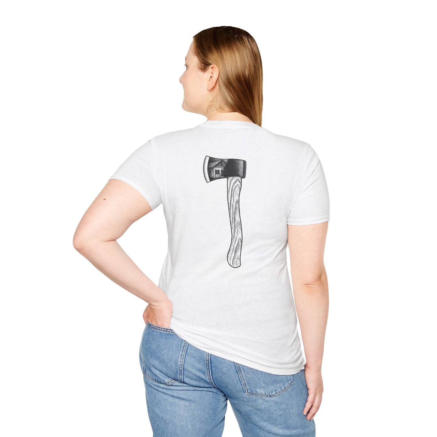 Leptick Sawmill Axe Softstyle T-Shirt
