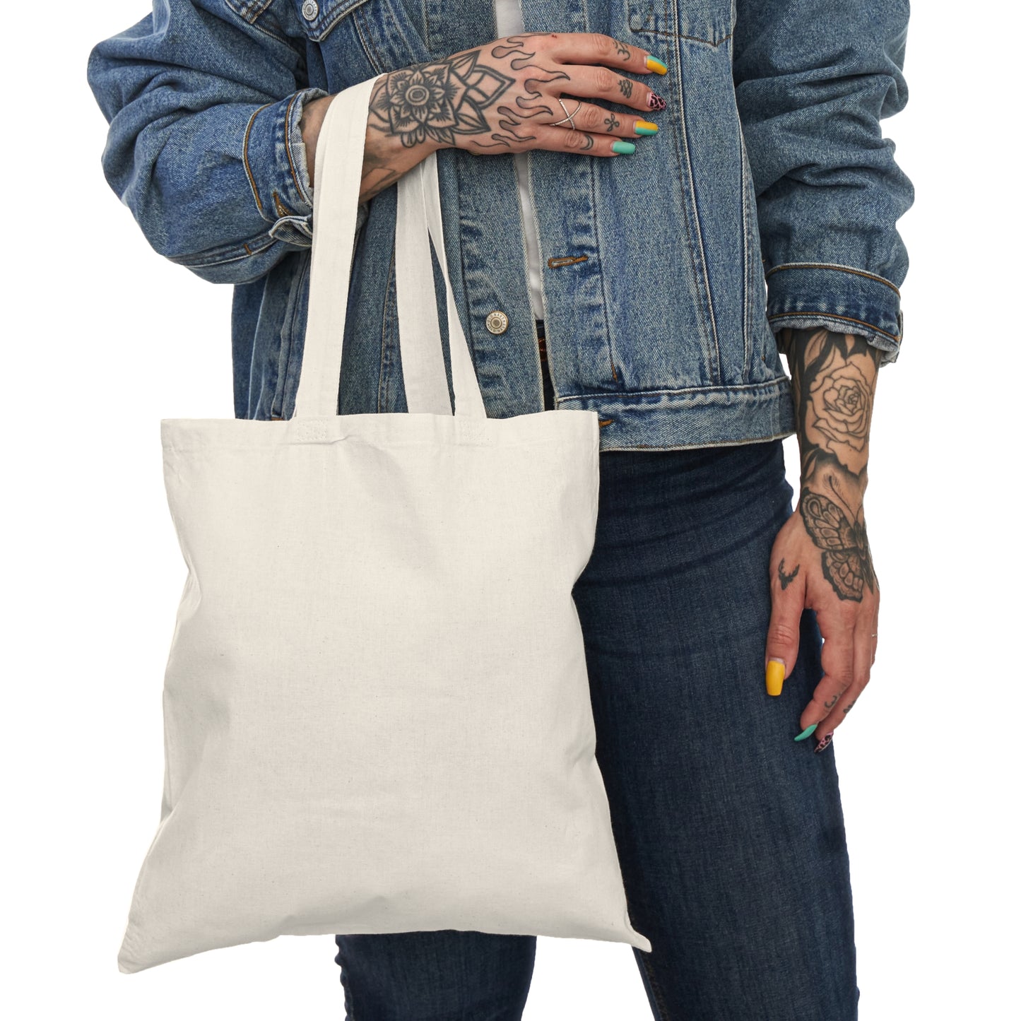 Hey Girl Natural Tote Bag