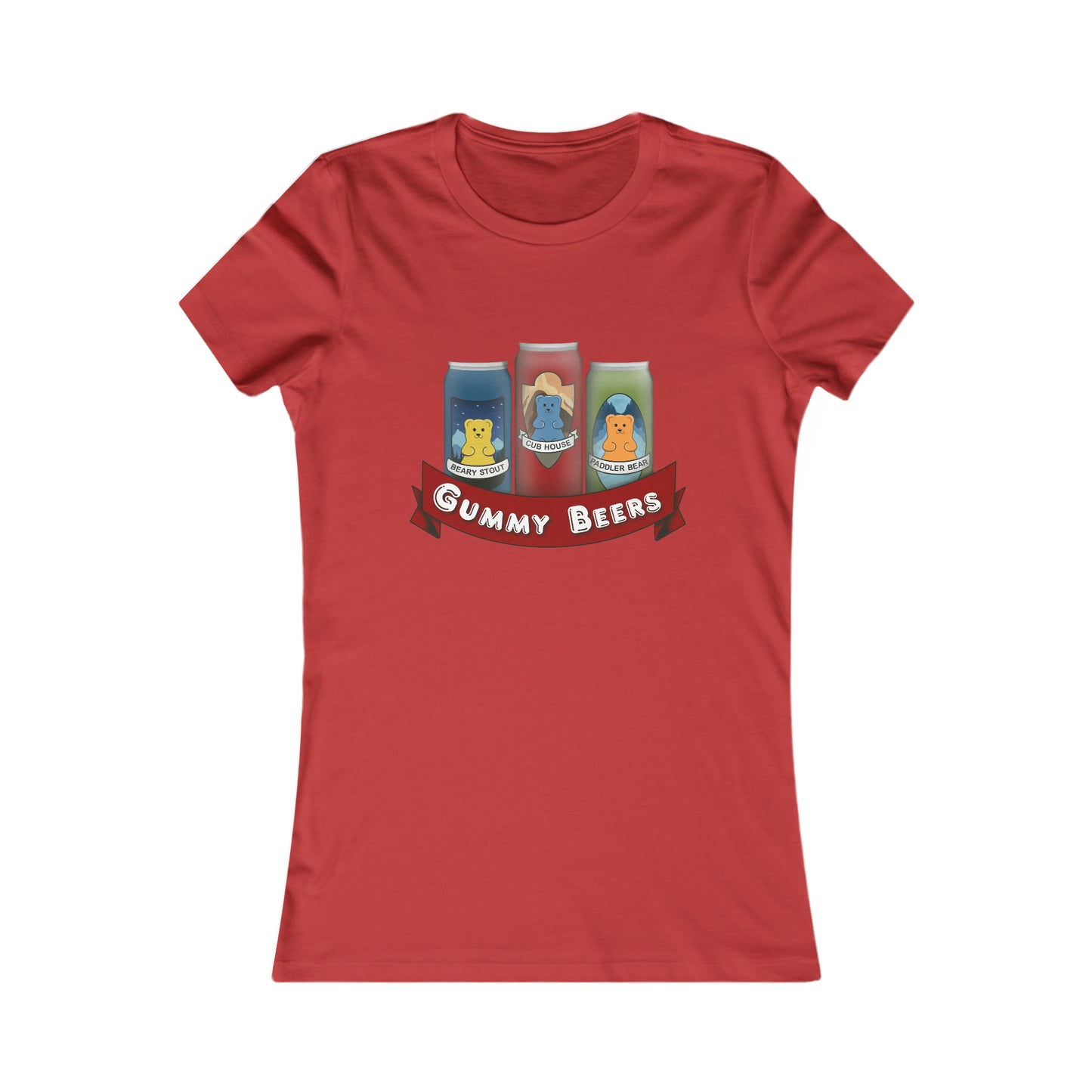 Gummy Beers Fitted Tee