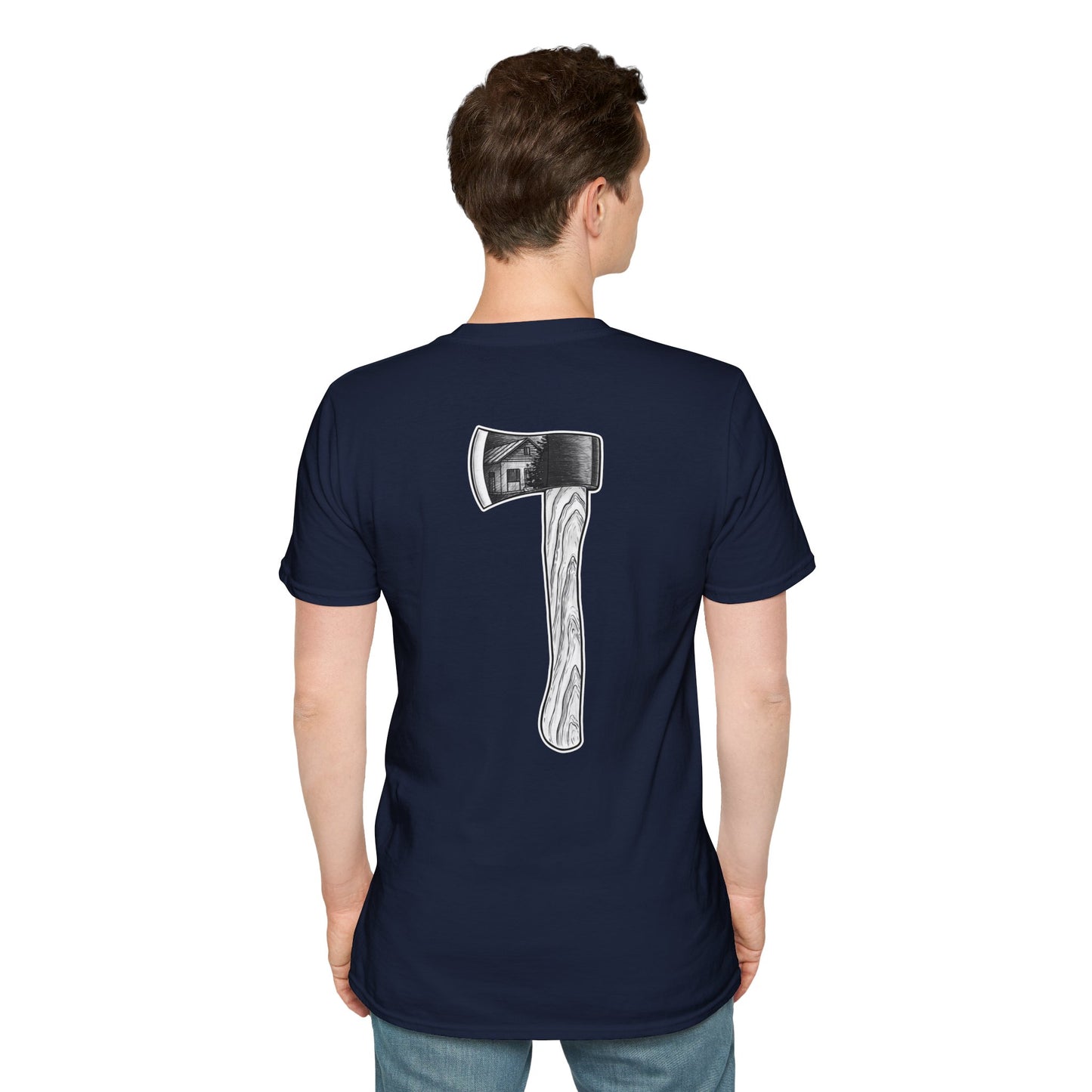 Leptick Sawmill Axe Softstyle T-Shirt