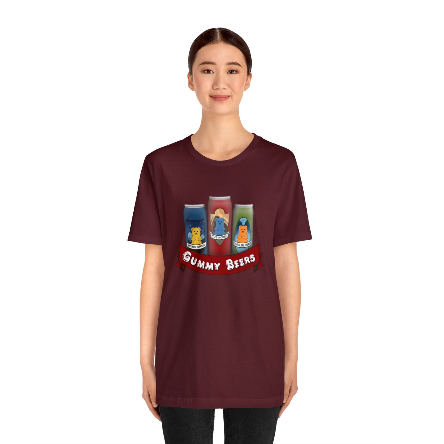 Gummy Beers Loose Fit Jersey Short Sleeve Tee