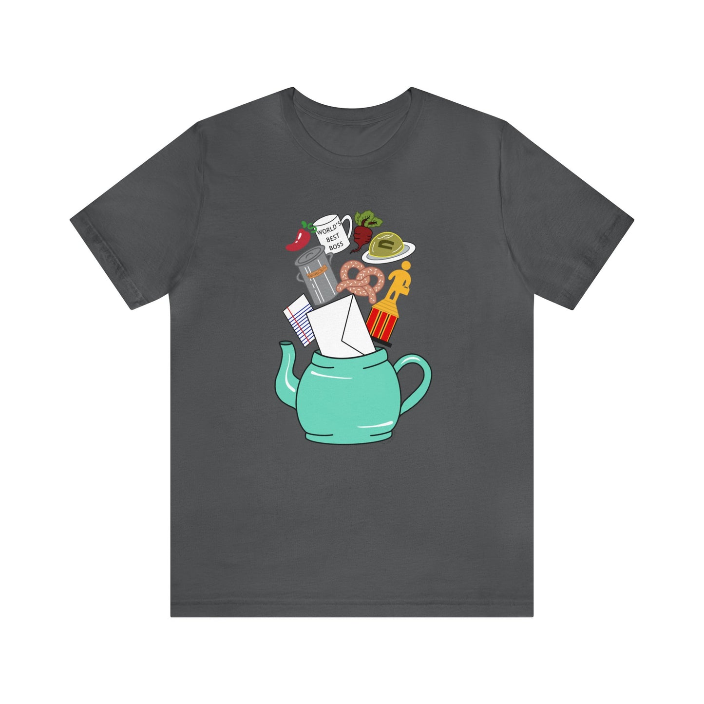 Office Teapot Loose Fit Jersey Short Sleeve Tee
