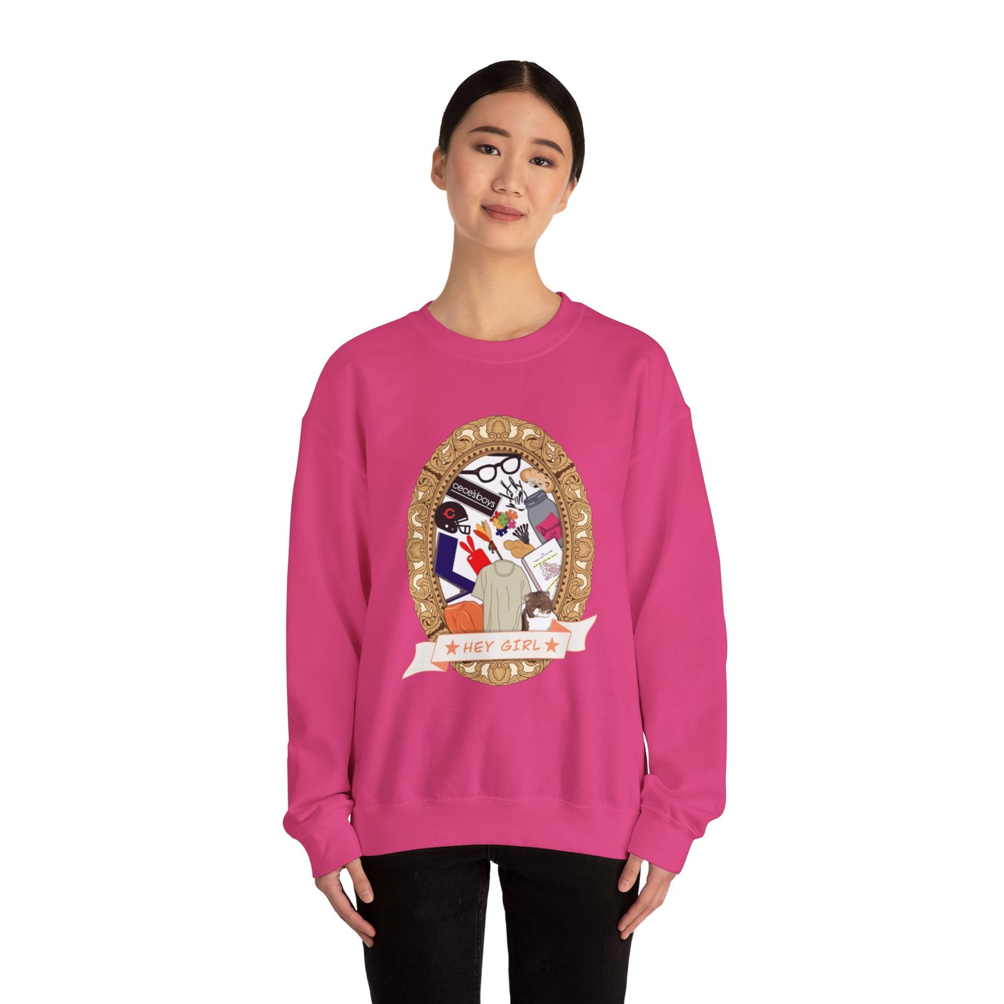 Hey Girl Heavy Blend™ Crewneck Sweatshirt