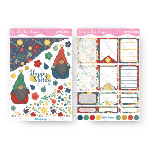 Spring Gnomes – Sticker Sheets