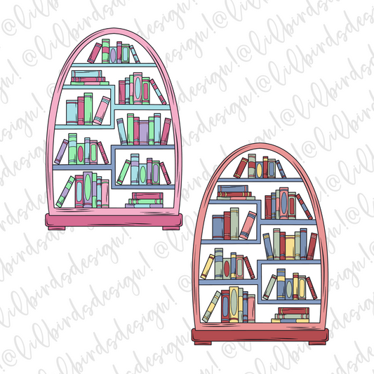 Bookshelf Waterproof Vinyl Sticker