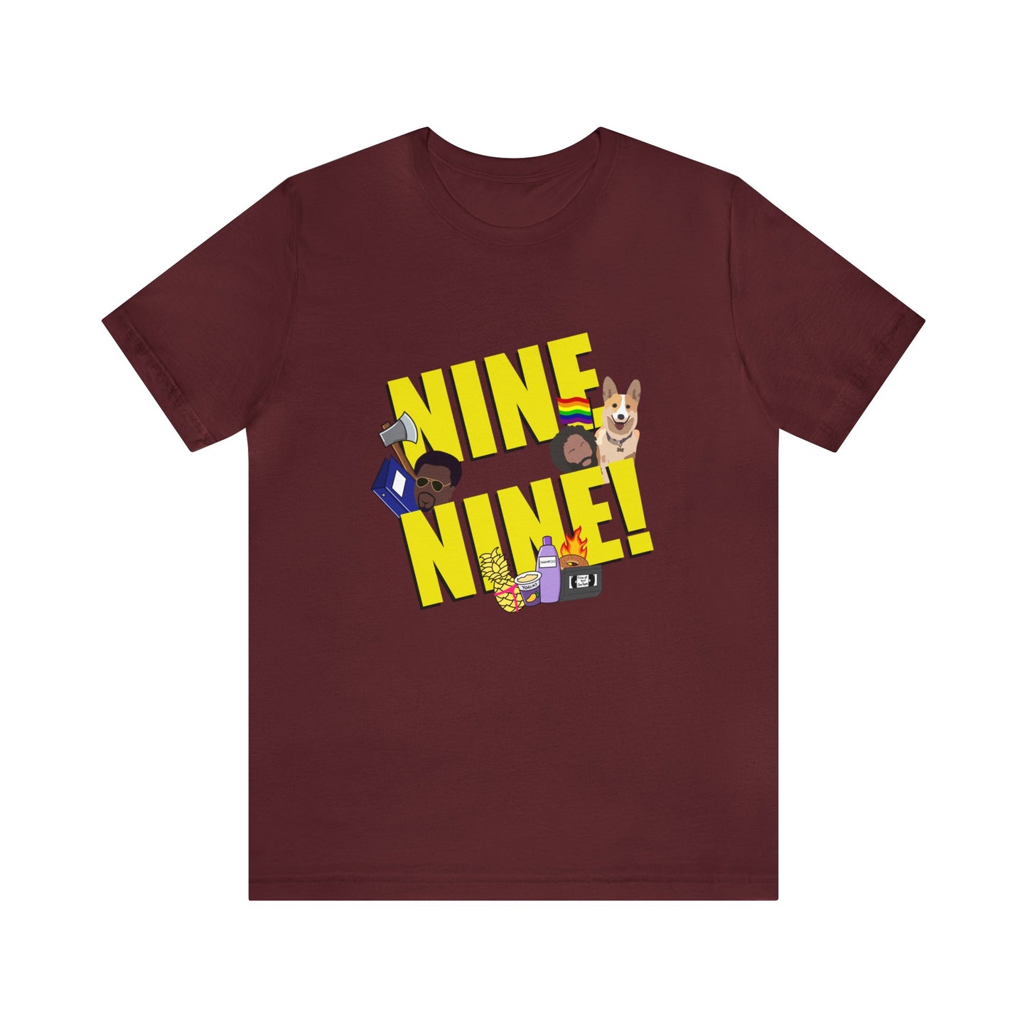 Nine-Nine Loose Fit Jersey Short Sleeve Tee