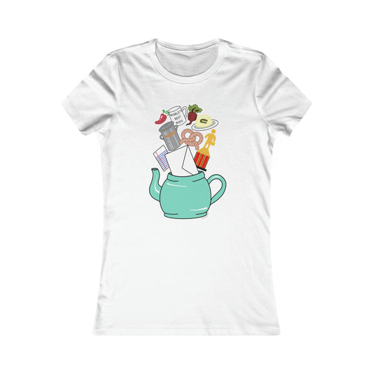 Office Teapot Fitted Tee