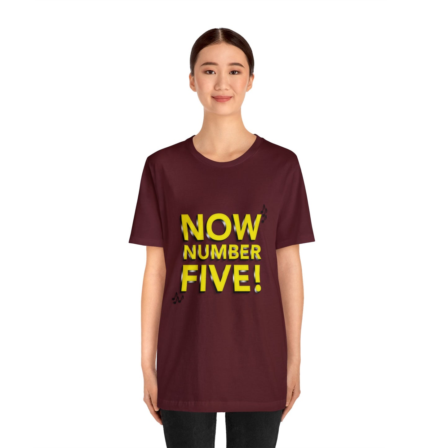 Now Number 5 Loose Fit Jersey Short Sleeve Tee