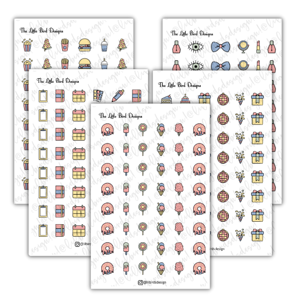 Mixed Icons - Season 1 - Sticker Sheets