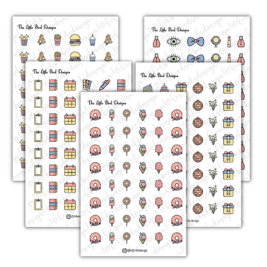 Mixed Icons - Season 1 - Sticker Sheets