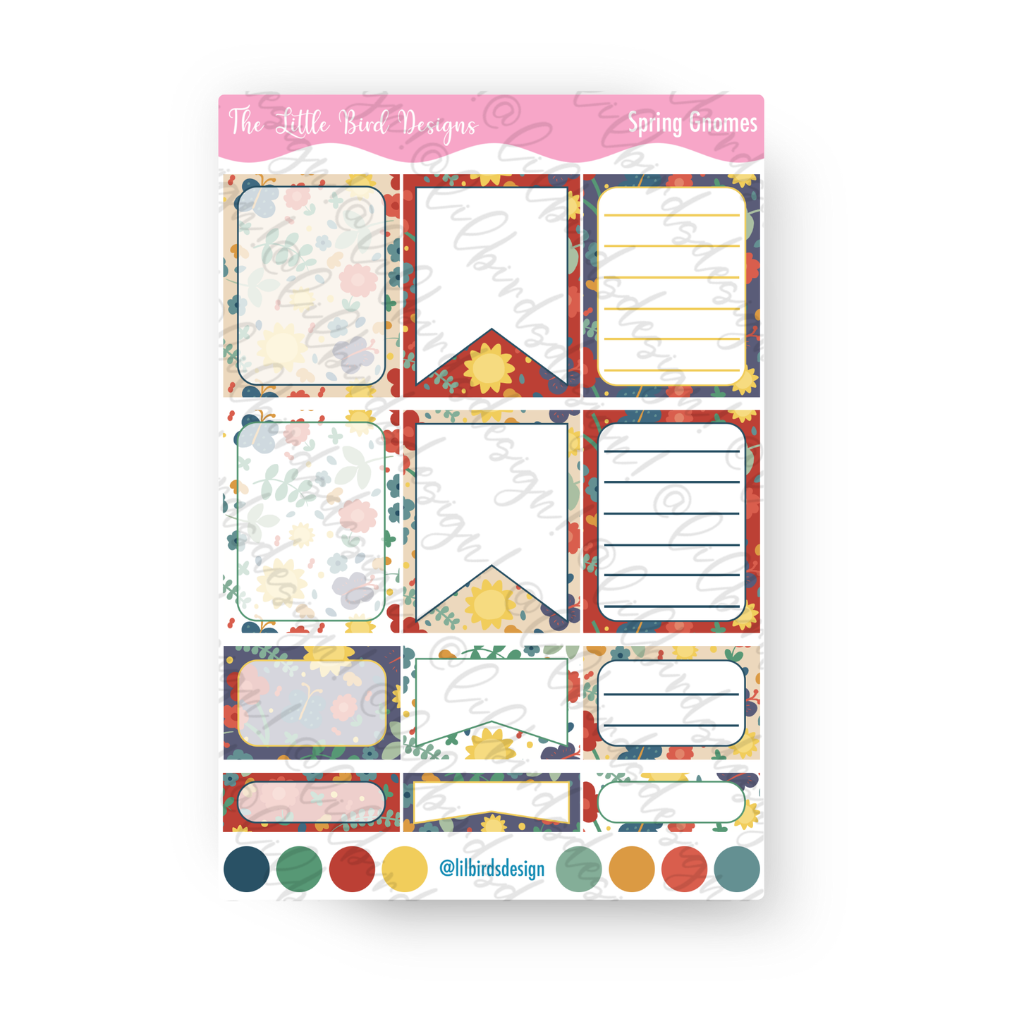 Spring Gnomes – Sticker Sheets