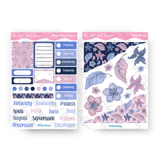 Winter Blooms Stickers – Sticker Bundle