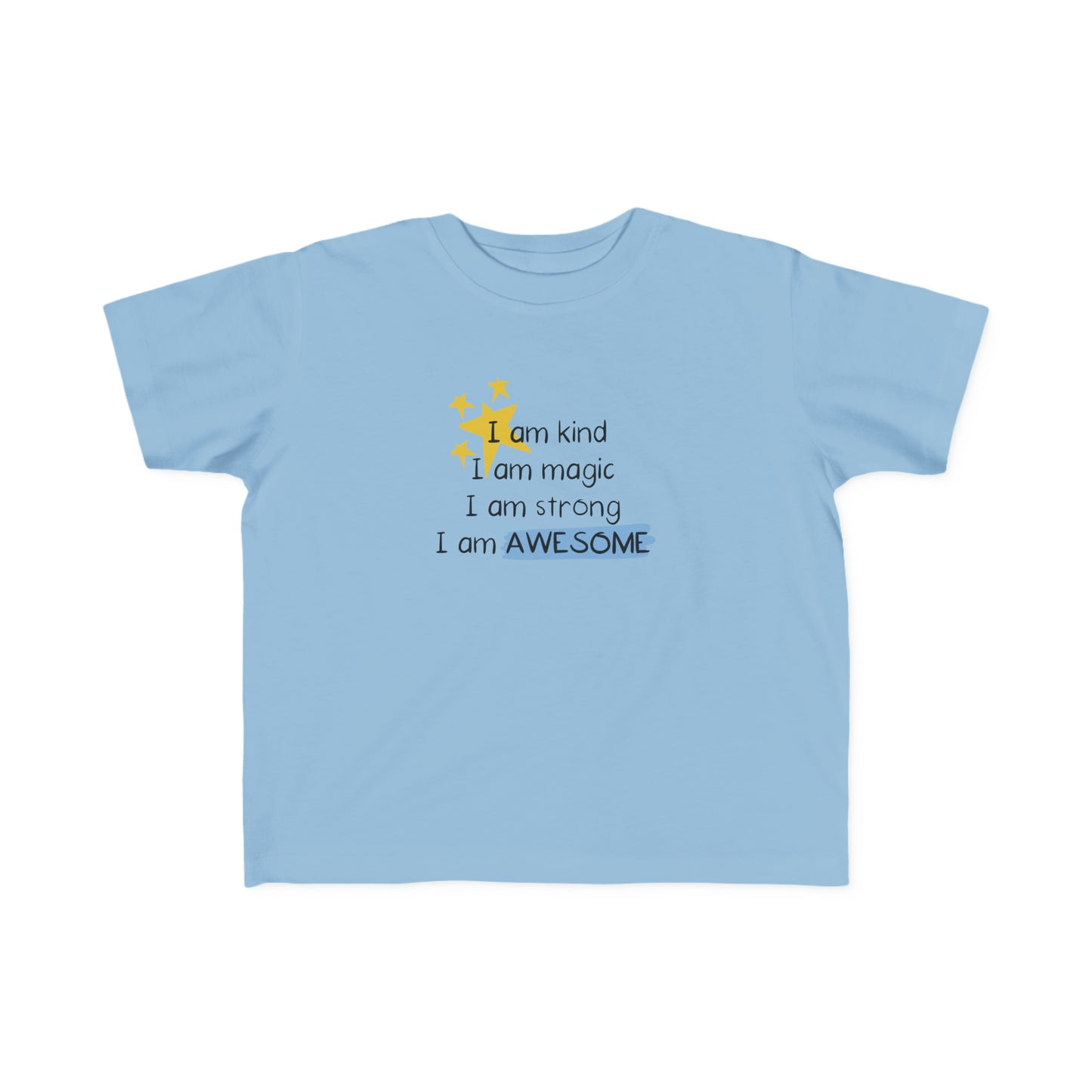 I am Awesome Toddler Fine Jersey Tee