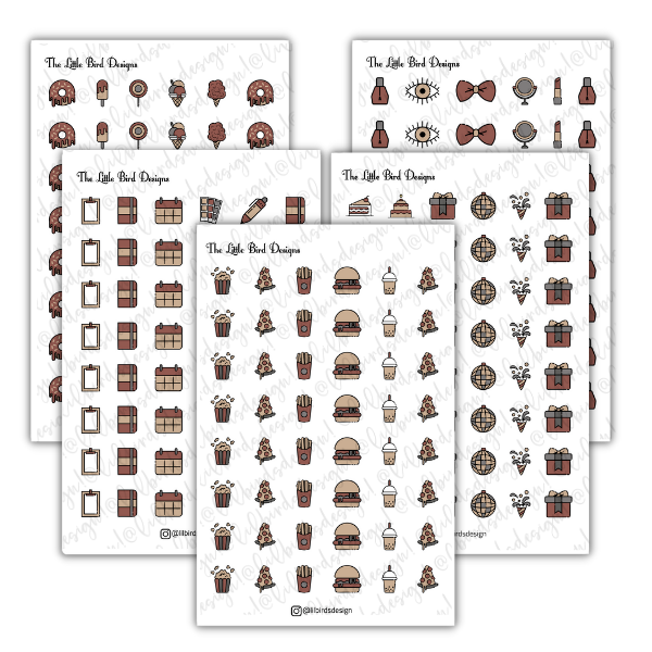 Mixed Icons - Season 1 - Sticker Sheets