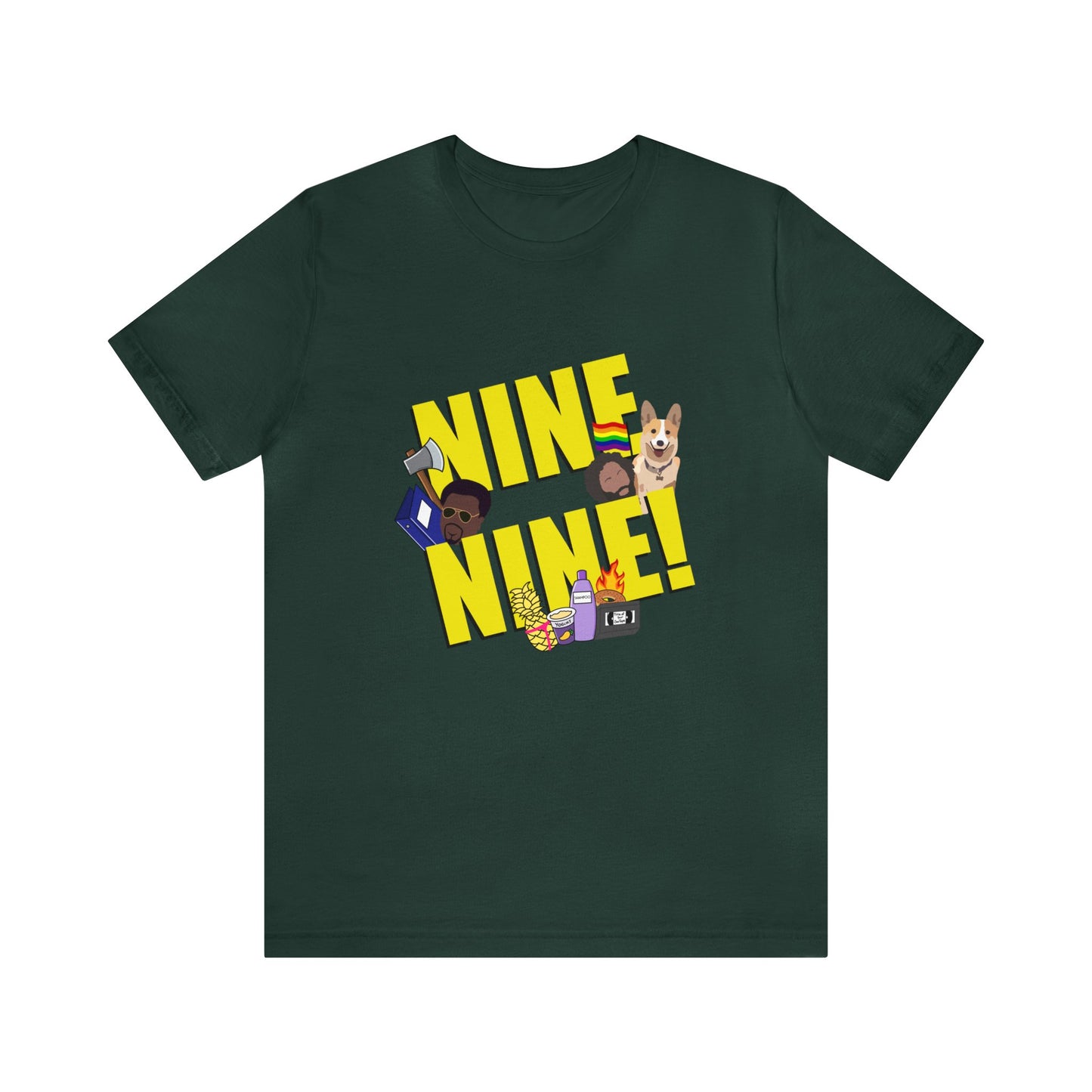 Nine-Nine Loose Fit Jersey Short Sleeve Tee
