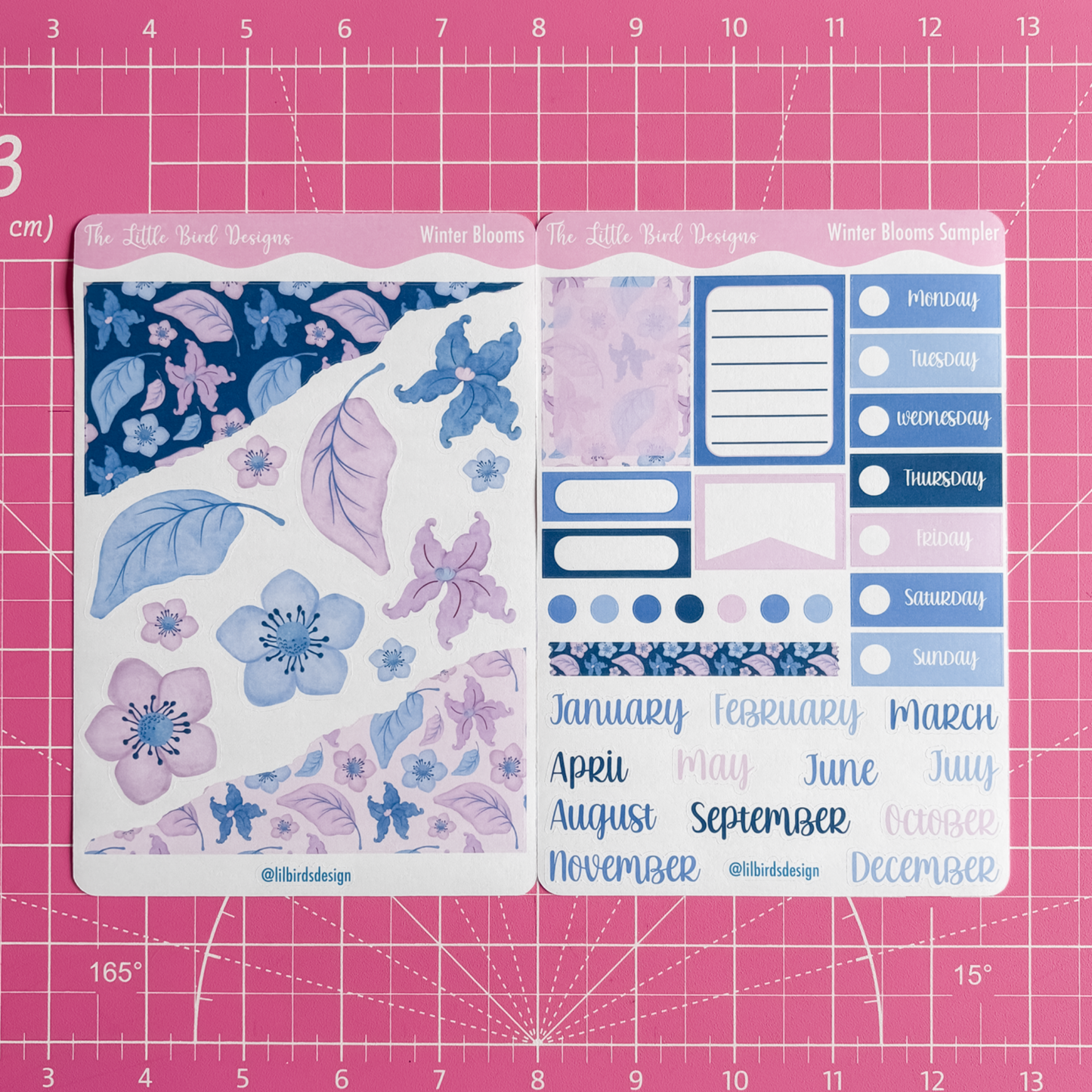 Winter Blooms Stickers – Sticker Bundle