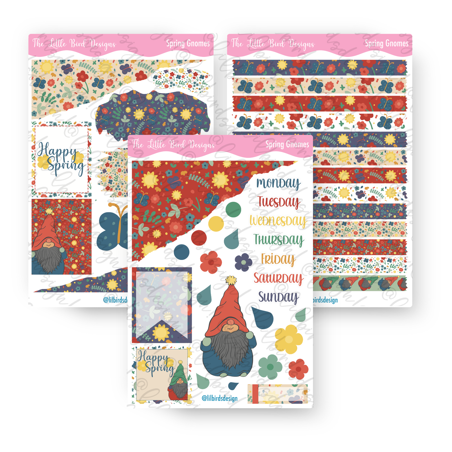 Spring Gnomes Extras Sticker Sheets
