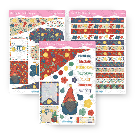 Spring Gnomes Extras Sticker Sheets