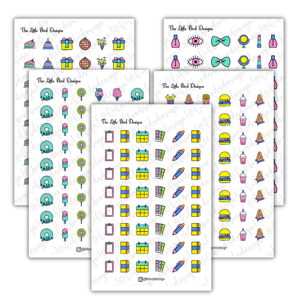 Mixed Icons - Season 1 - Sticker Sheets