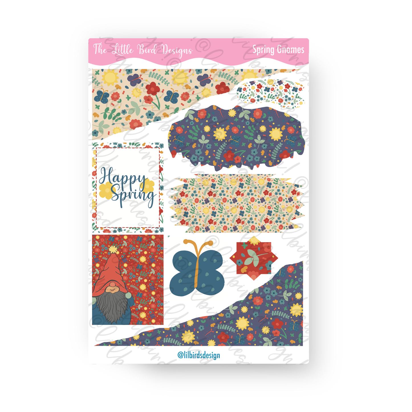 Spring Gnomes Sticker Bundle