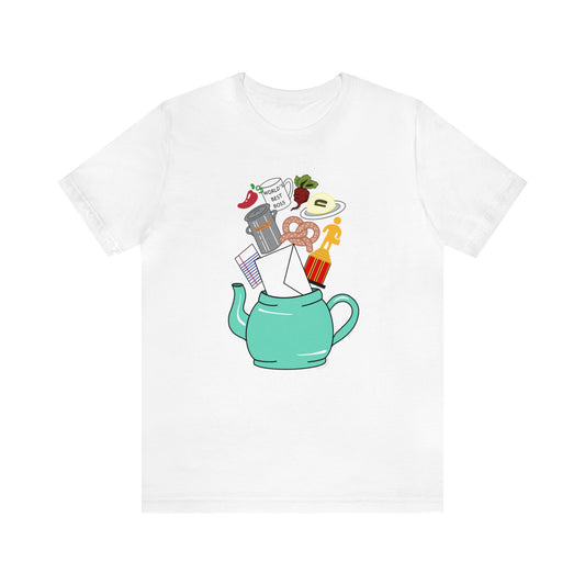 Office Teapot Loose Fit Jersey Short Sleeve Tee