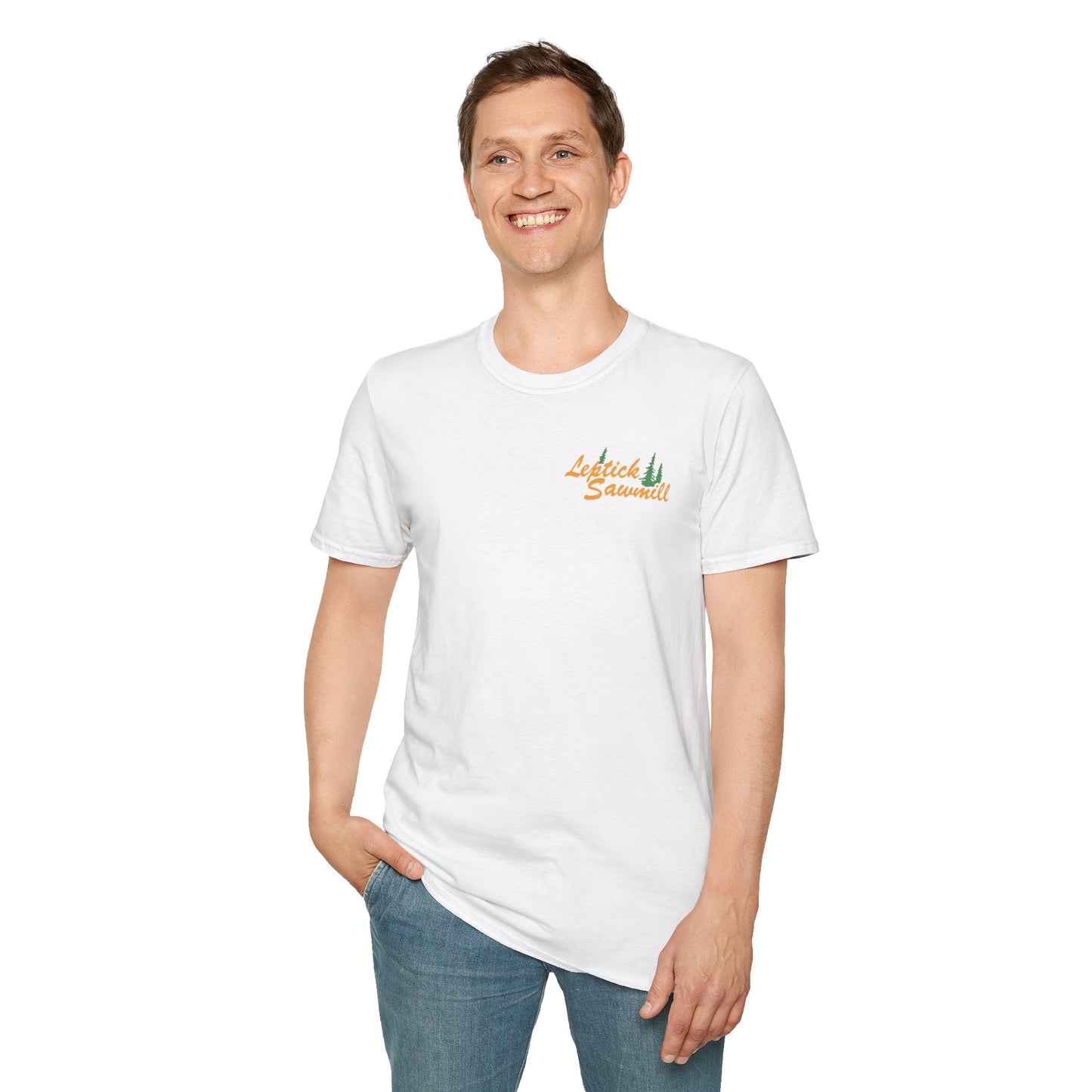 Leptick Sawmill Axe Softstyle T-Shirt